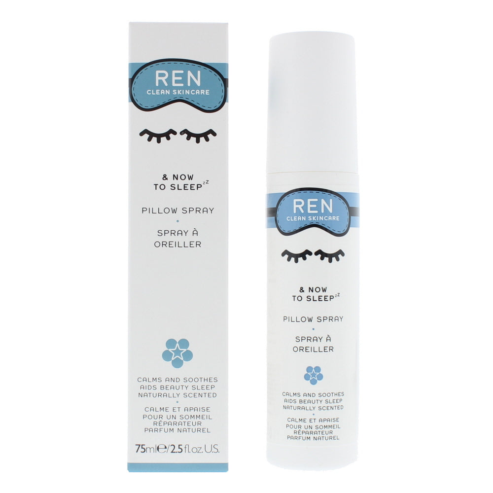 Ren  Now To Sleep Pillow Spray 75ml - TJ Hughes