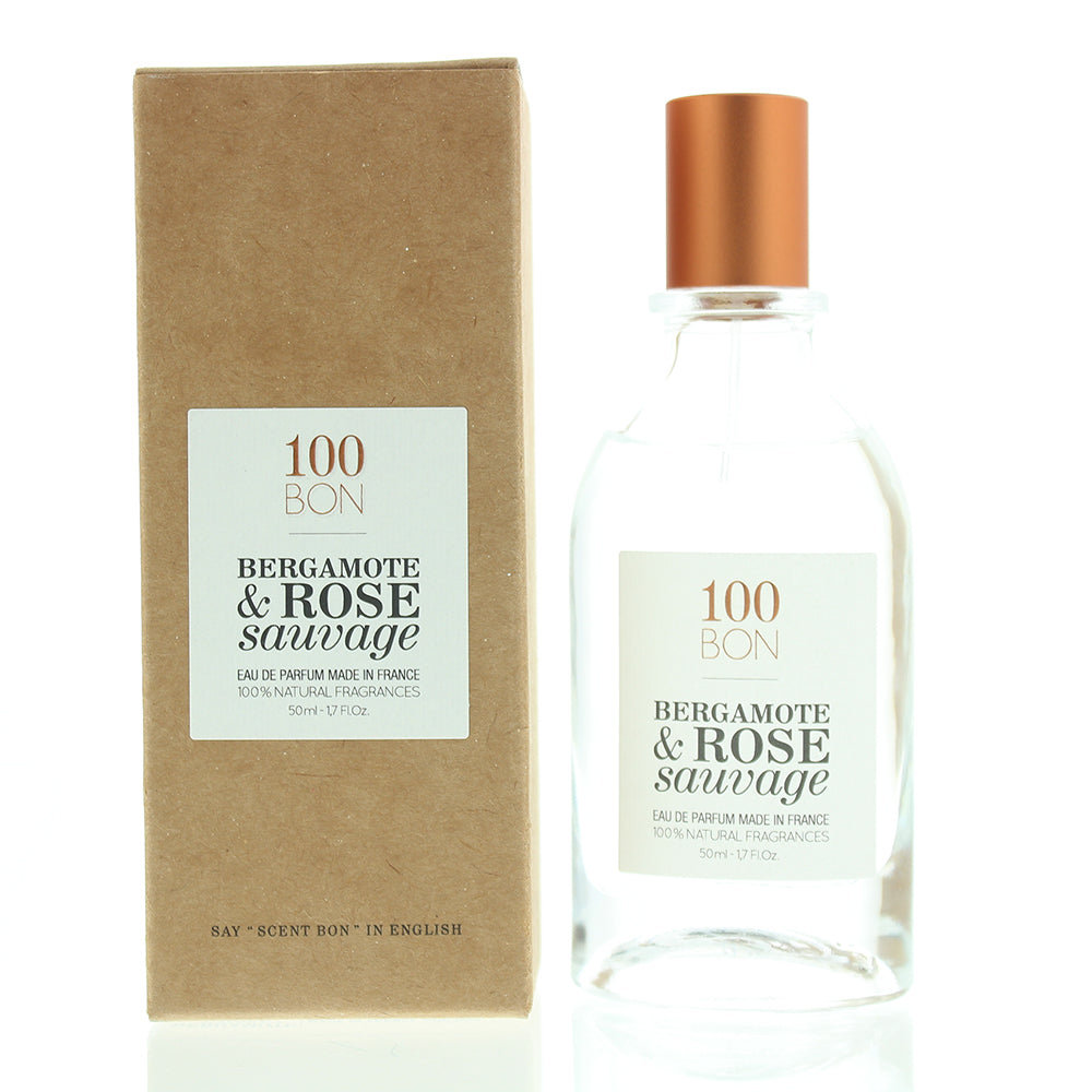 100 Bon Bergamote  Rose Sauvage Eau de Parfum 50ml  | TJ Hughes