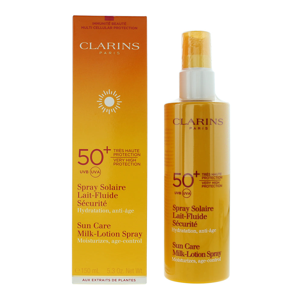 Clarins Sun Care Spf 50+ Milk-Lotion Spray 150ml  | TJ Hughes