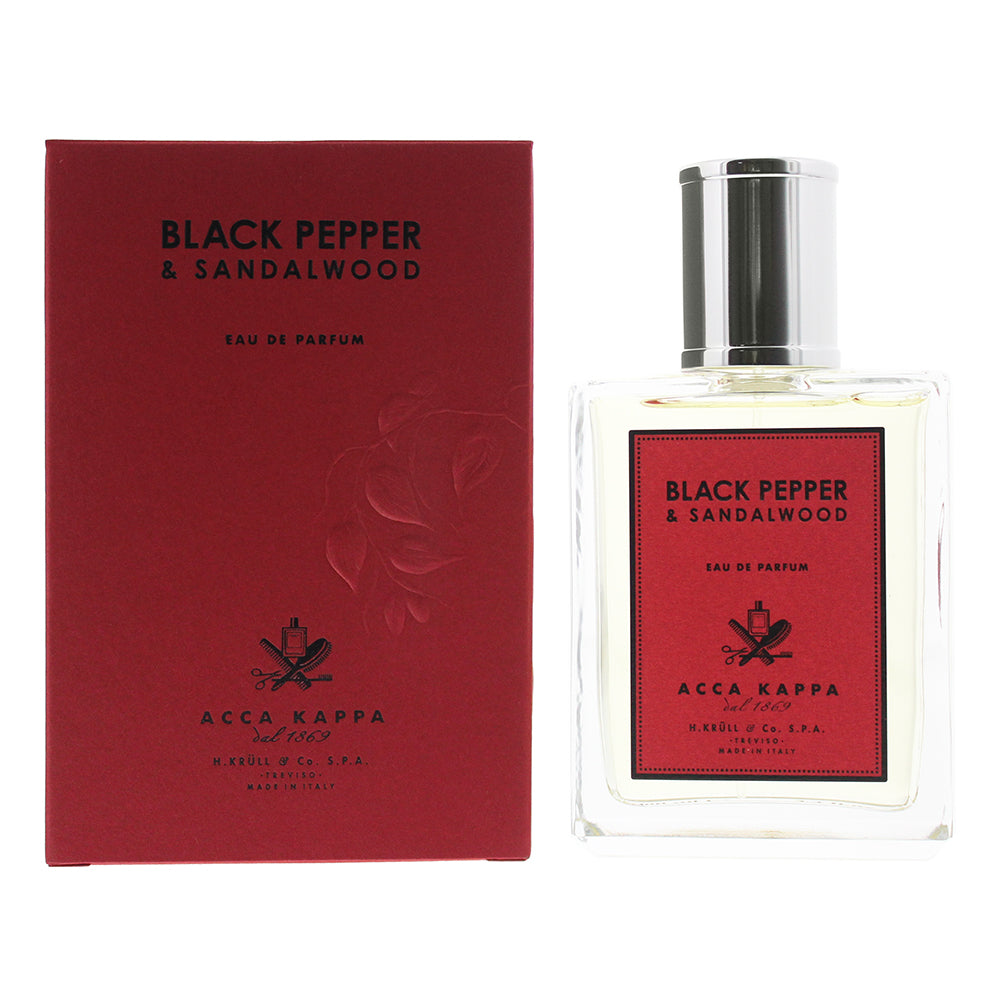 Acca Kappa Black Pepper  Sandalwood Eau de Parfum 100ml  | TJ Hughes