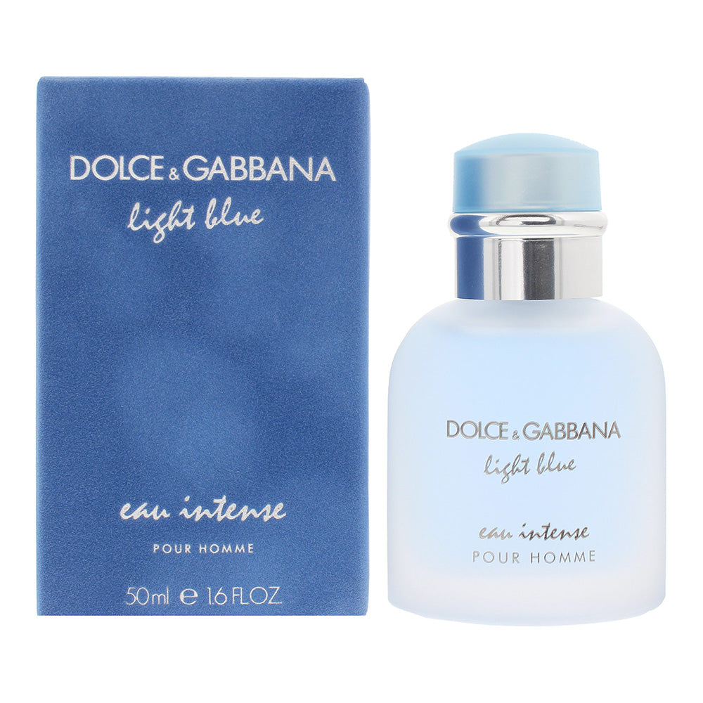 Dolce & Gabbana Light Blue Eau Intense Pour Homme Eau de Parfum 50ml  | TJ Hughes