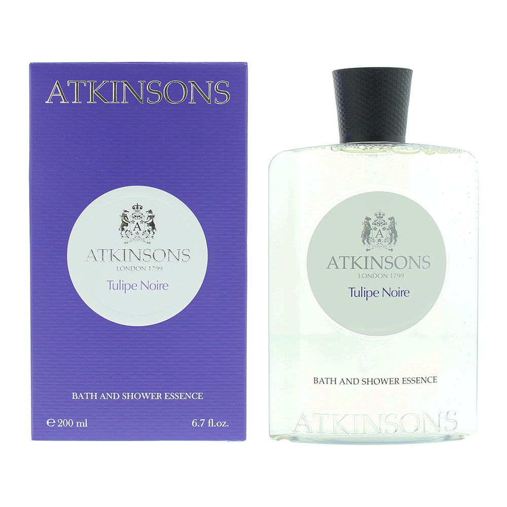 Atkinsons Tulipe Noire Bath And Shower Essence 200ml  | TJ Hughes