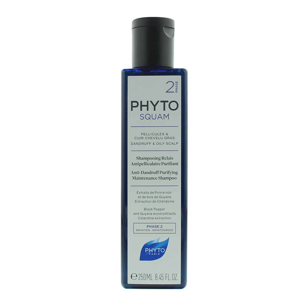 Phyto Squam Anti-Dandruff Purifying Maintenance Shampoo 250ml - TJ Hughes