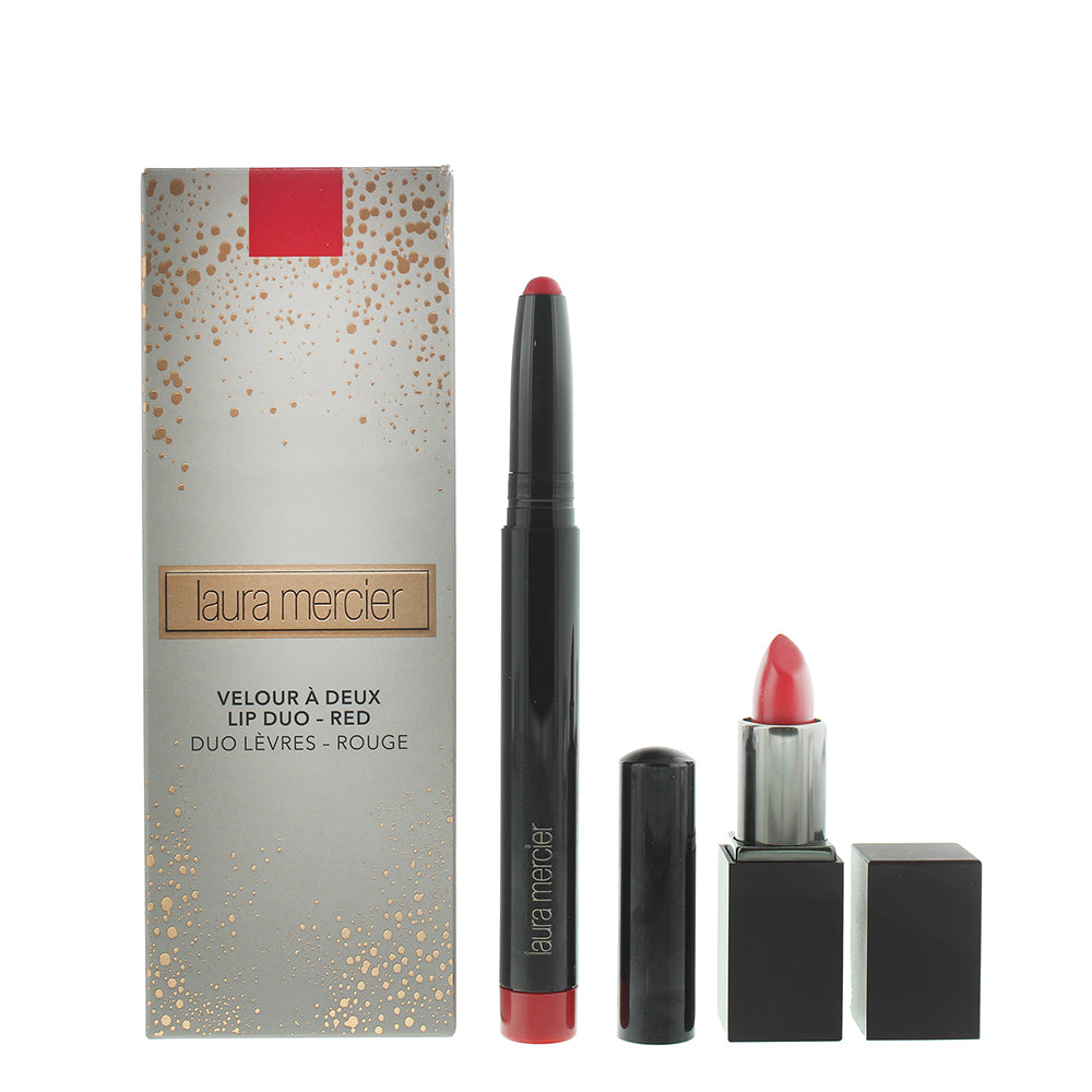 Laura Mercier Lip Duo Red Cosmetic Set 2 Pieces Gift Set  | TJ Hughes