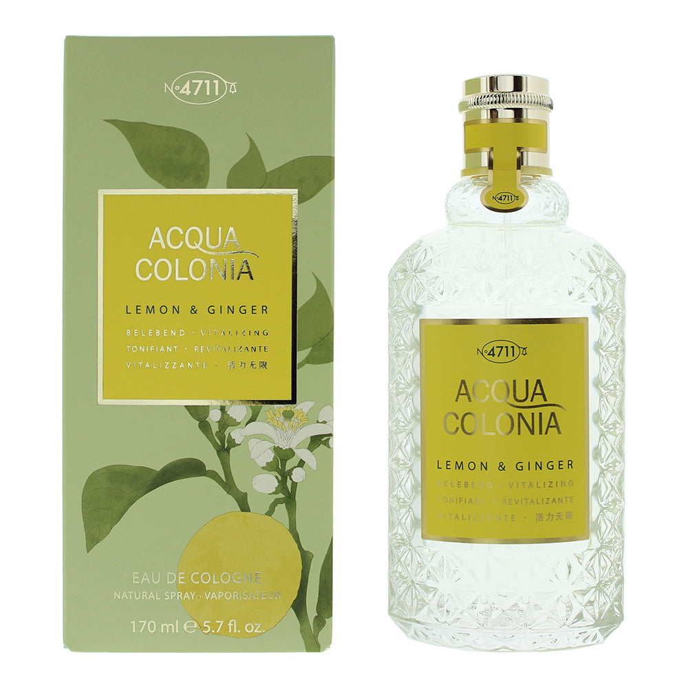 4711 Acqua Colonia Lemon & Ginger Eau de Cologne 170ml  | TJ Hughes