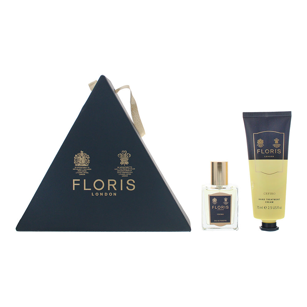 Floris Cefiro: 2 Pcs Eau De Toilette 15ml + Hand Cream 75ml  | TJ Hughes