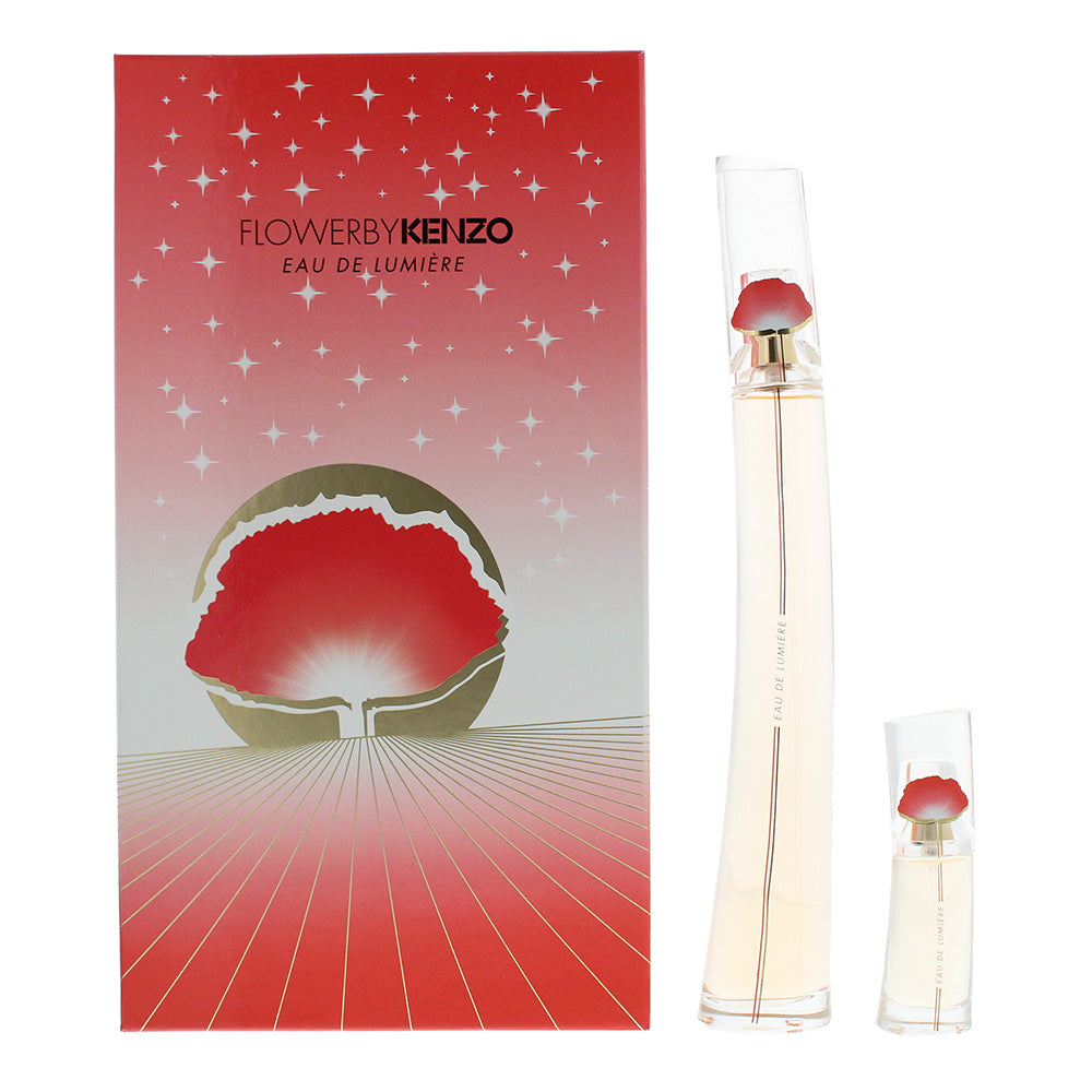 Kenzo Flower Eau De Lumiere Eau De Toilette 2 Piece Gift Set: Eau De Toilette 100ml - Eau De Toilette 15ml  | TJ Hughes