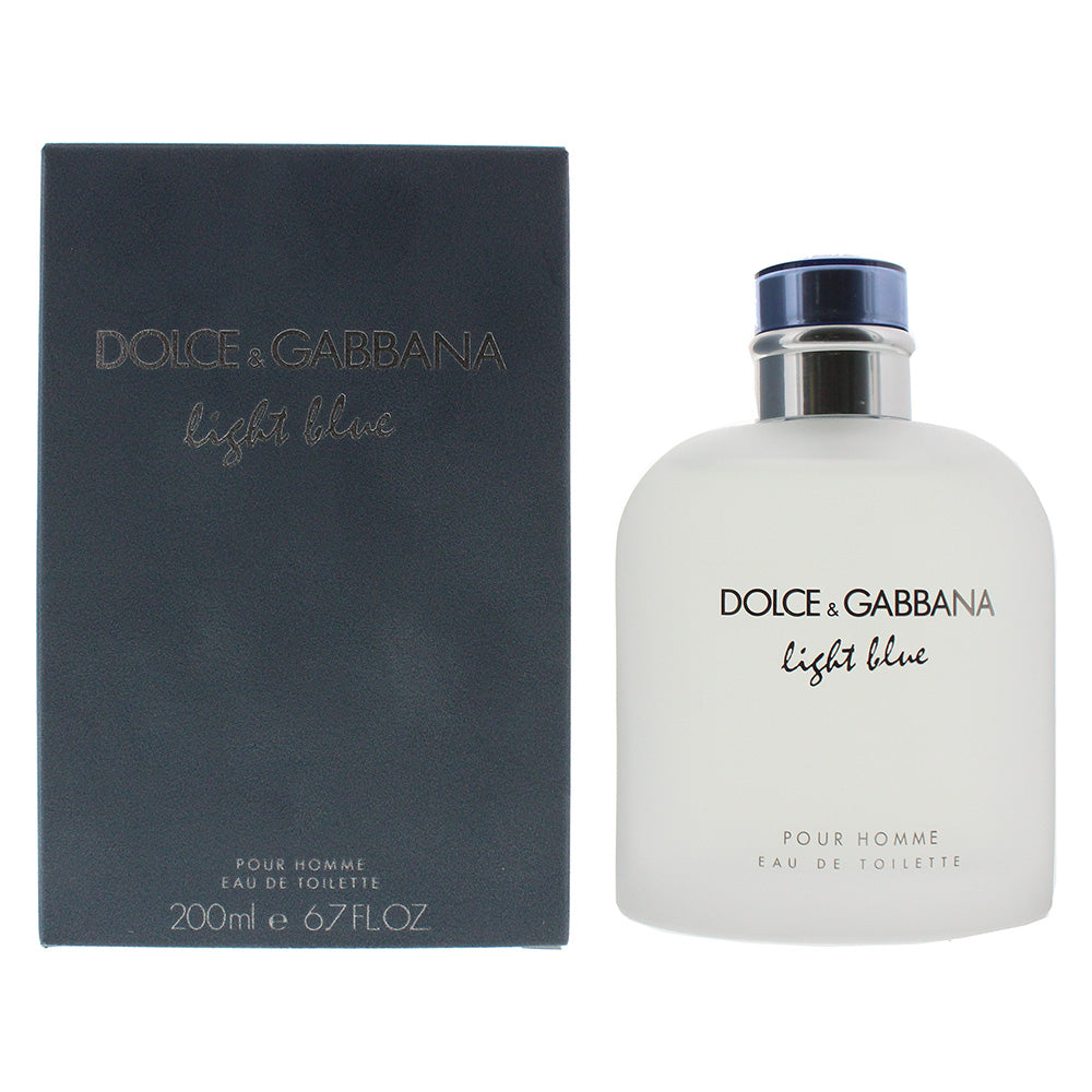 Dolce  Gabbana Light Blue Eau De Toilette 200ml  | TJ Hughes Dolce Gabbana