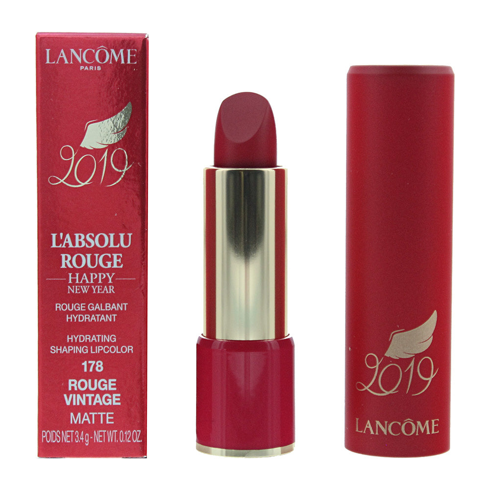 Lancome L’absolu Rouge 2019 Edition #178 Rouge Vintage Lipstick 3.4g - LancA’me  | TJ Hughes