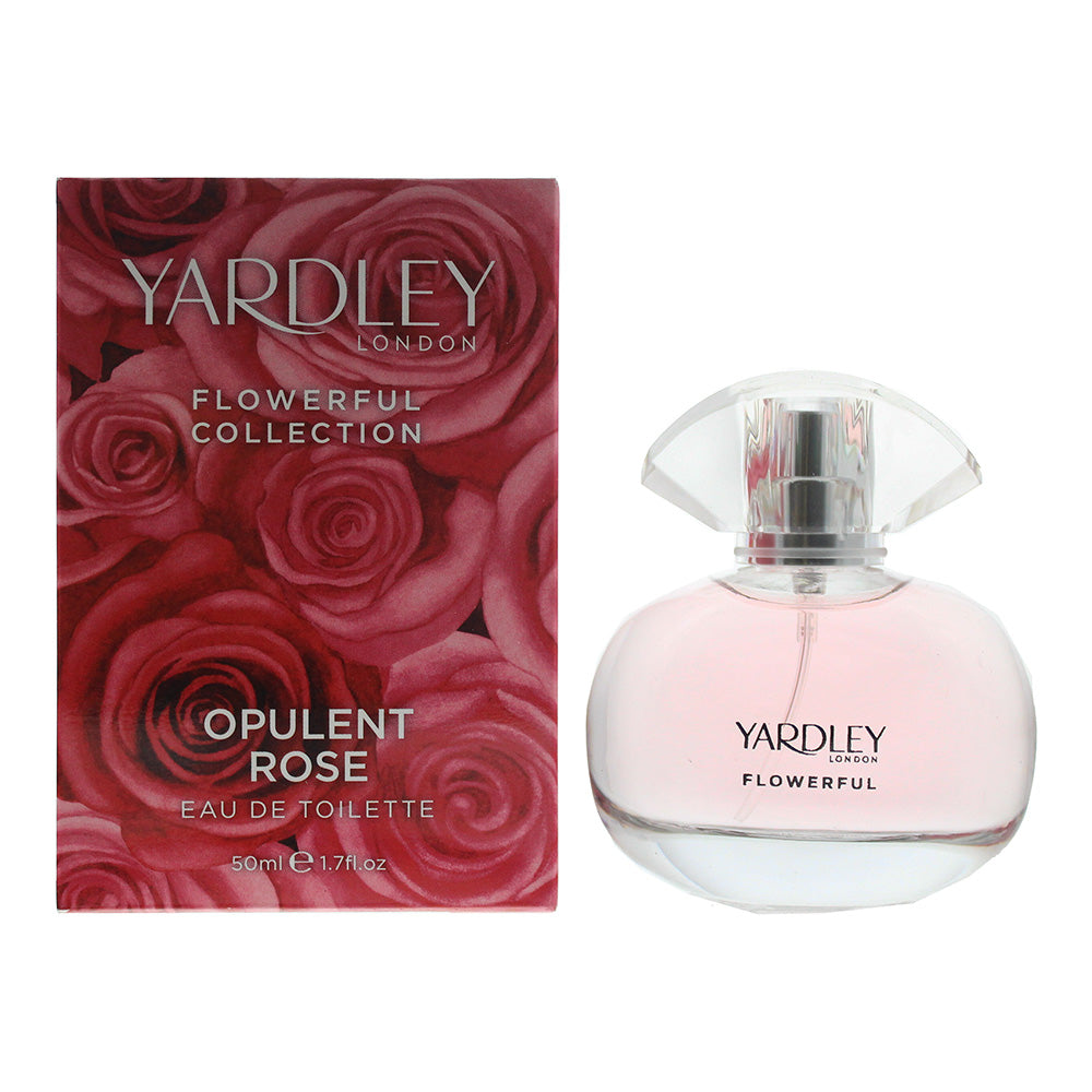 Yardley Opulent Rose Eau De Toilette 50ml  | TJ Hughes