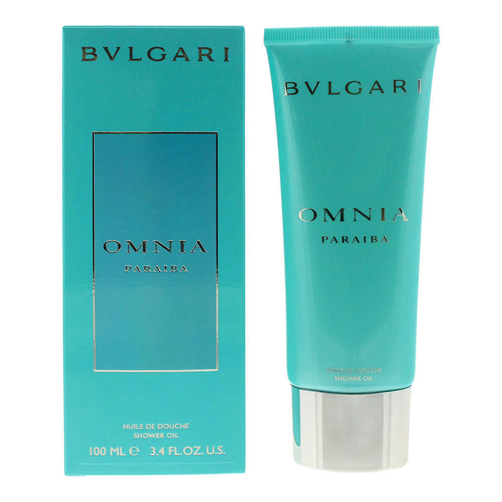 Bulgari Omnia Paraiba  Shower Oil 100ml - TJ Hughes