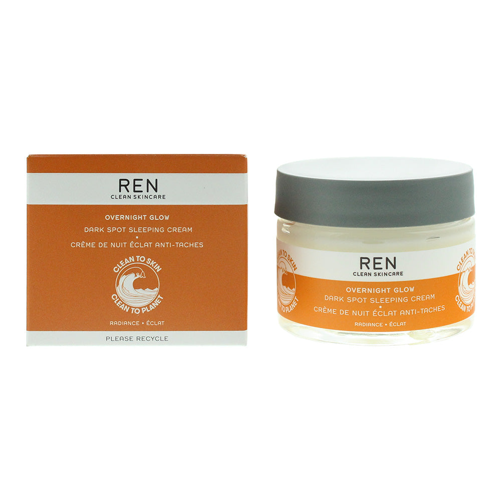 Ren Clean Skincare Overnight Glow Dark Spot Sleeping Cream 50ml  | TJ Hughes
