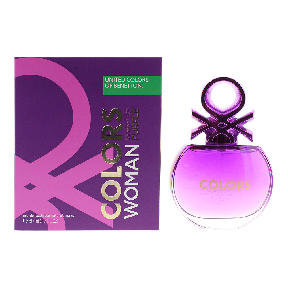 Benetton Colours De Benetton Purple Eau De Toilette 80ml - TJ Hughes