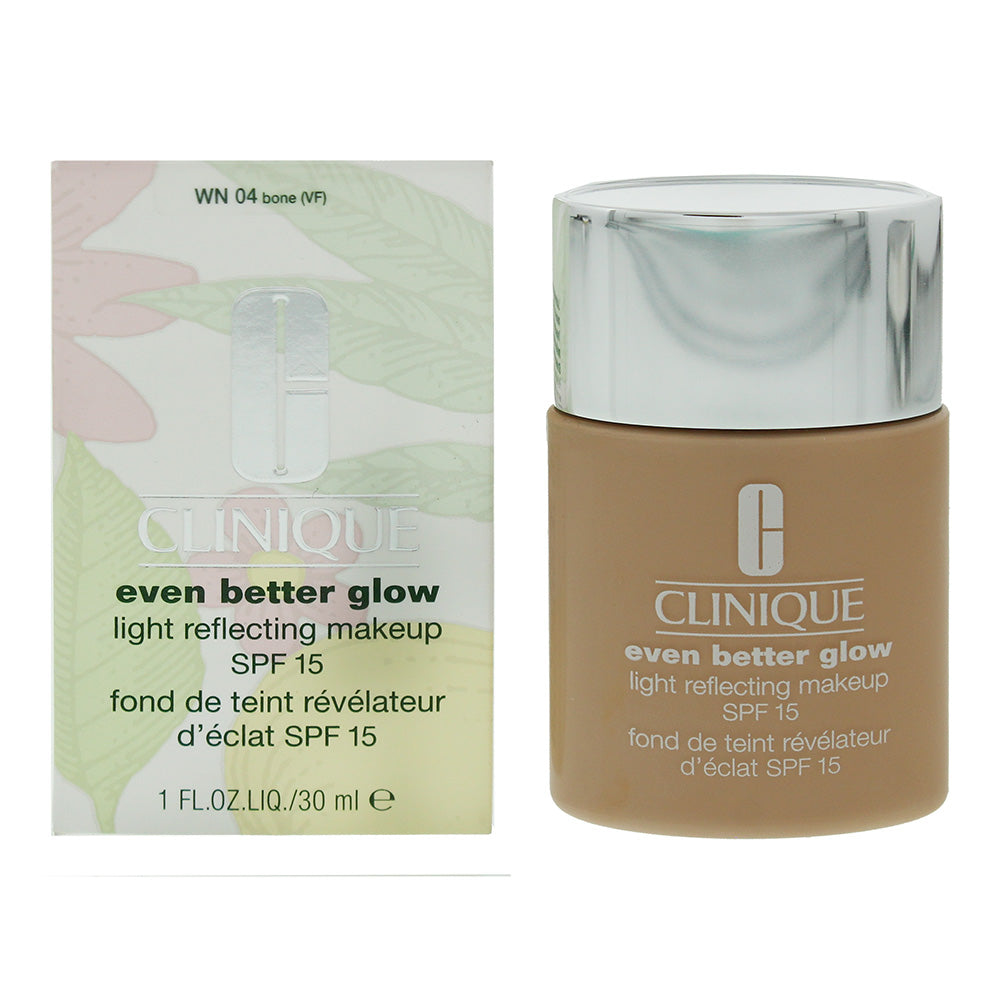 Clinique Even Better Glow Light Reflecting Spf 15 Wn 04 Bone Foundation 30ml  | TJ Hughes