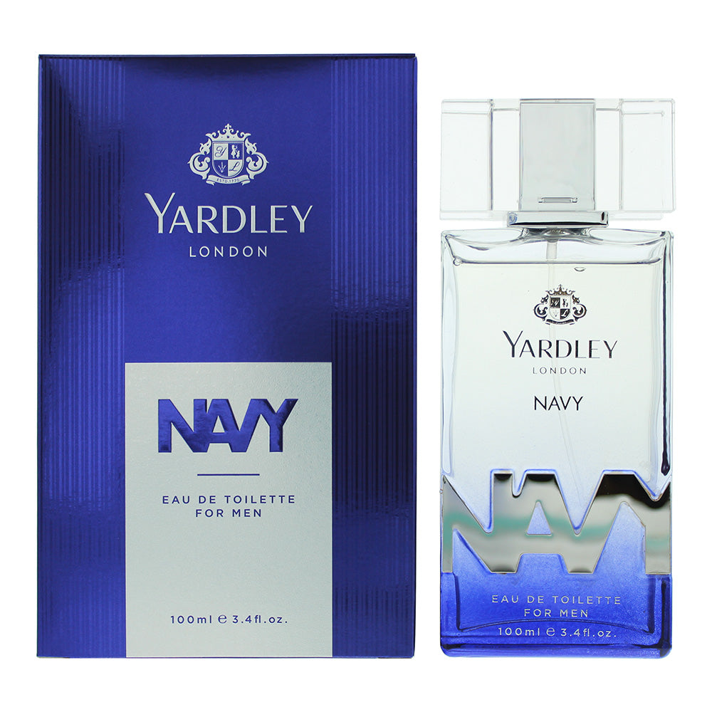 Yardley Navy Eau De Toilette 100ml  | TJ Hughes