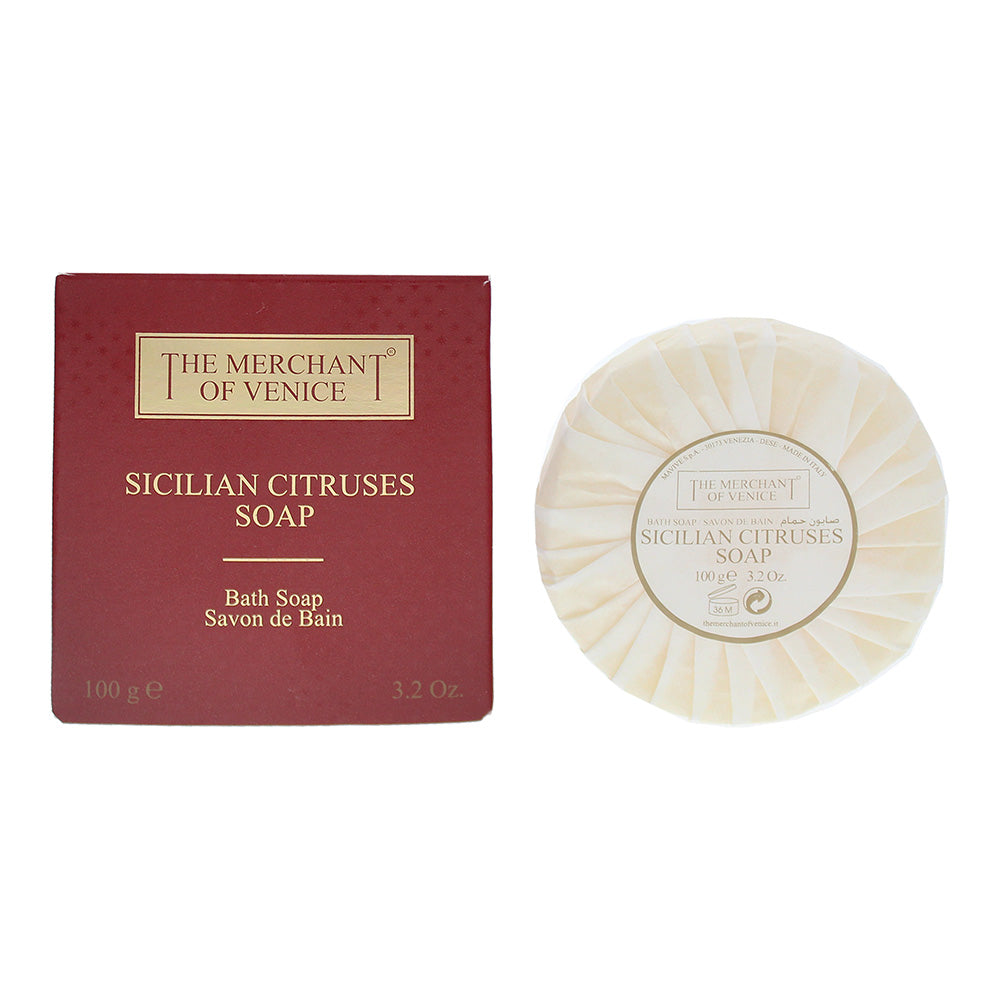 The Merchant of Venice Sicilian Citruses Soap 100g  | TJ Hughes