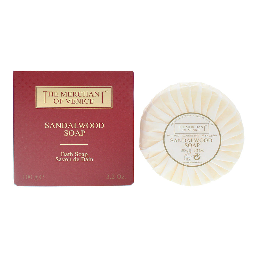 The Merchant of Venice Sandalwood Soap 100g  | TJ Hughes