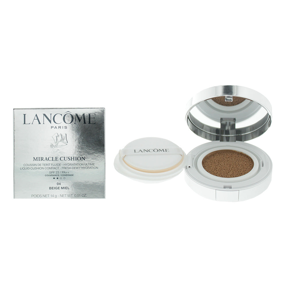 Lancome Miracle Cushion 04 Beige Miel Foundation SPF 23 14g  | TJ Hughes