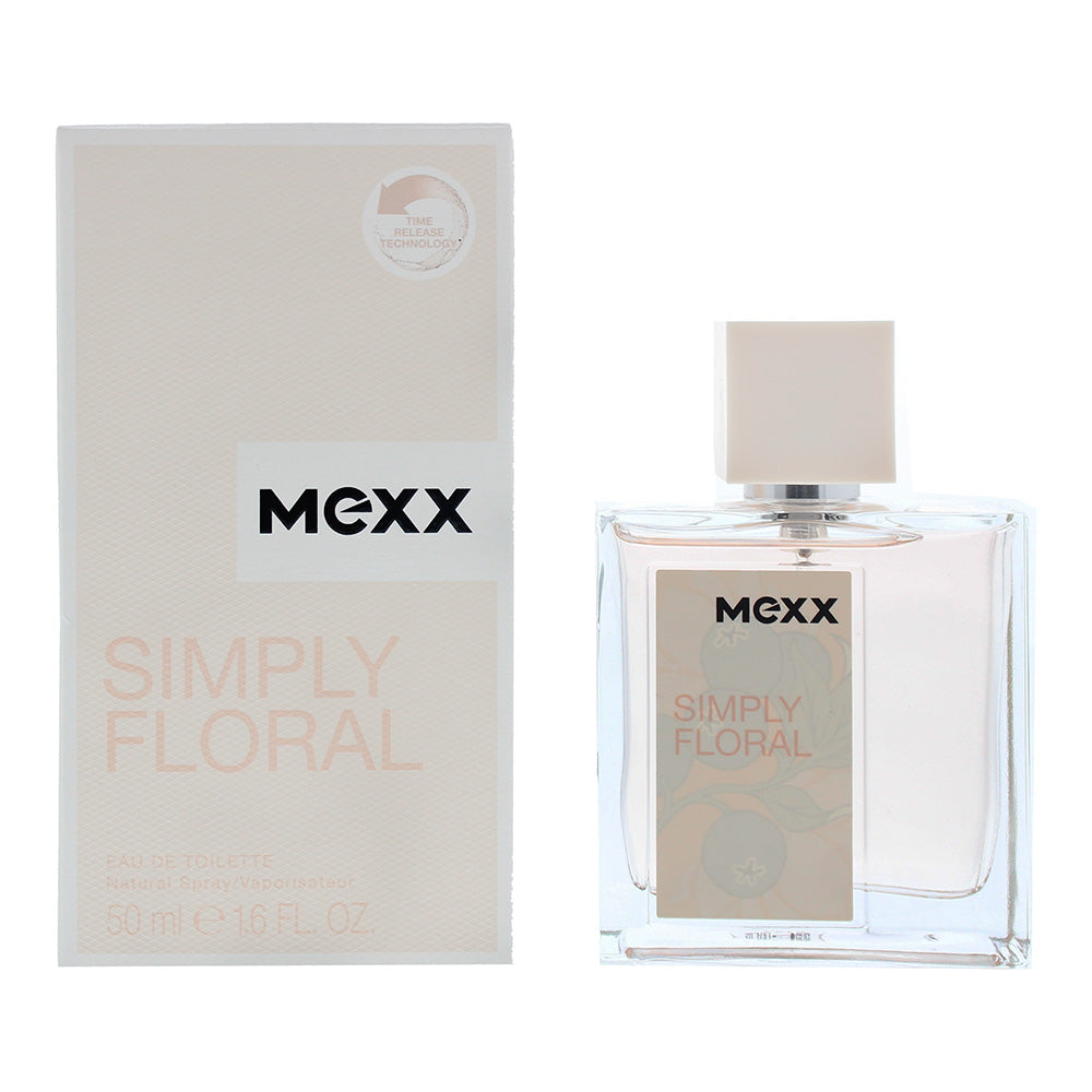 Mexx Simply Floral Eau De Toilette 50ml - TJ Hughes