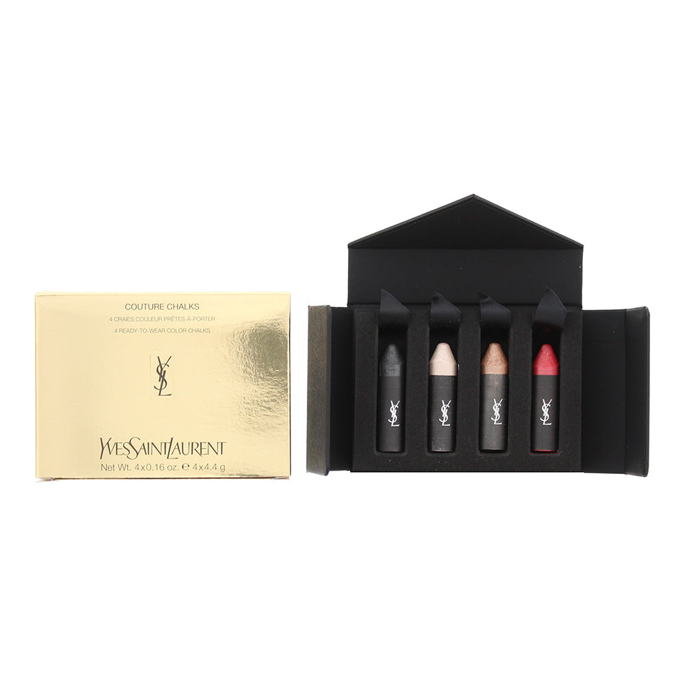 Yves Saint Laurent Couture Chalks 4 Piece Gift Set: Le Rouge Chalk 4.4g - Le Noir Chalk 4.4g - Le Nude Chalk 4.4g - Le Cuivre Chalk 4.4g  | TJ Hughes