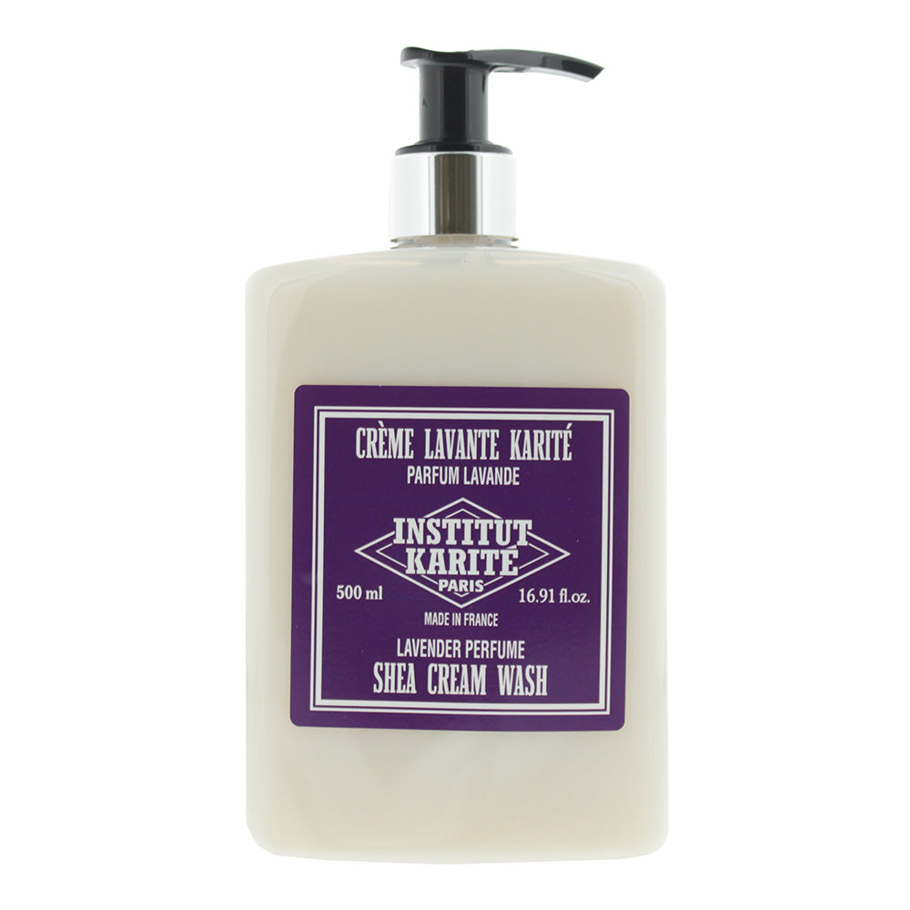 Institut Karite Paris Lavender Shea Cream Wash 500ml  | TJ Hughes