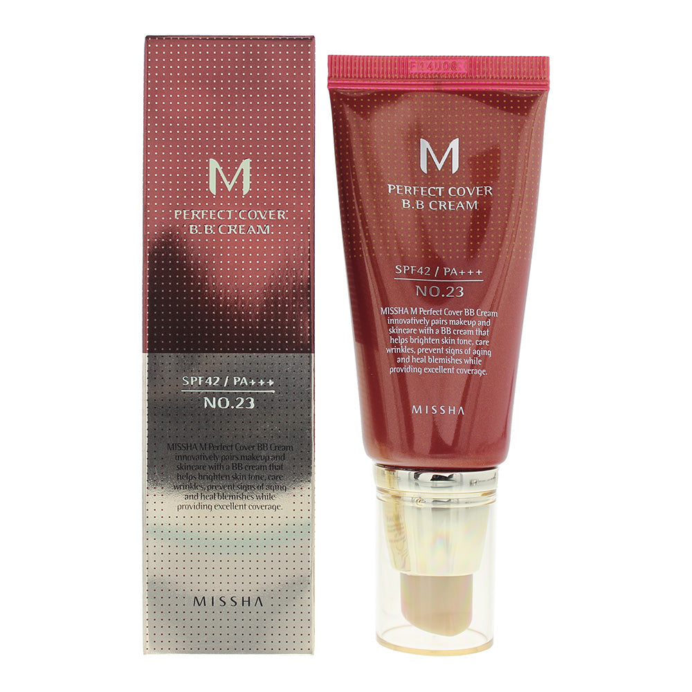 Missha Perfect Cover No.23 Natural Beige Bb Cream SPF42 50ml  | TJ Hughes