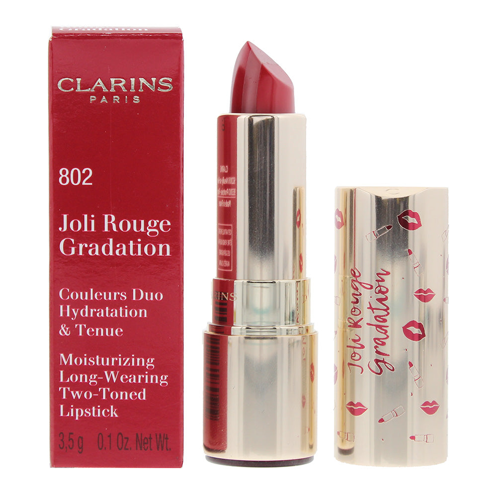 Clarins Joli Rouge Gradation 802 Red Lipstick 3.5g  | TJ Hughes