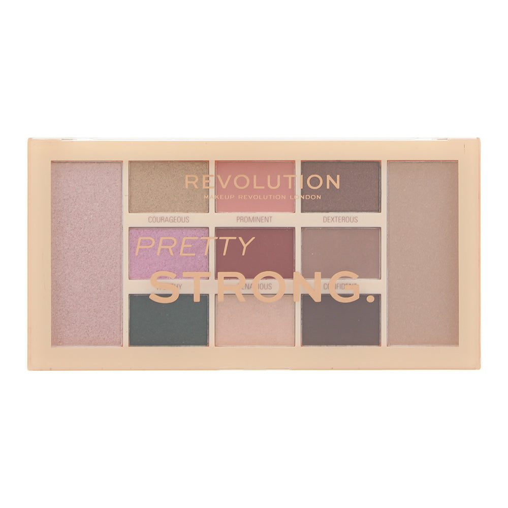 Revolution Pretty Strong. Make-Up Palette 2 x 2g - 9 x 1g  | TJ Hughes