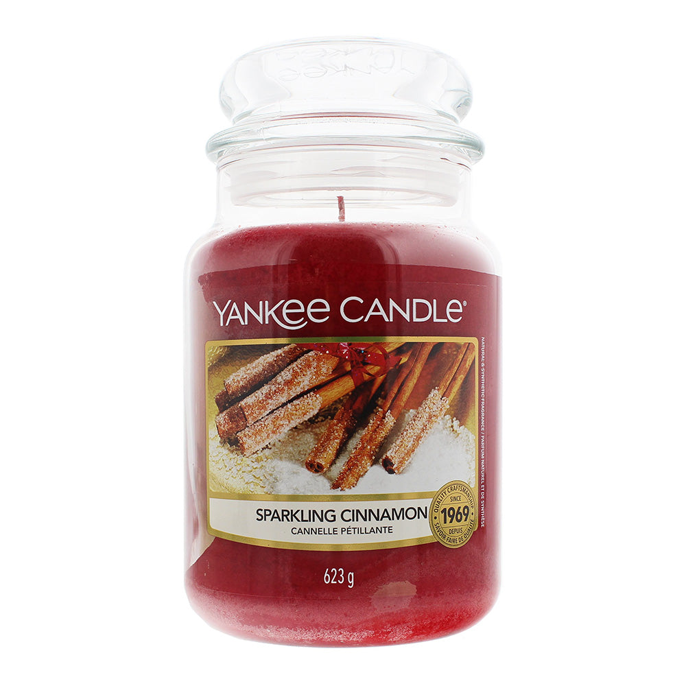 Yankee Sparkling Cinnamon Candle 623g - Yankee Candle  | TJ Hughes
