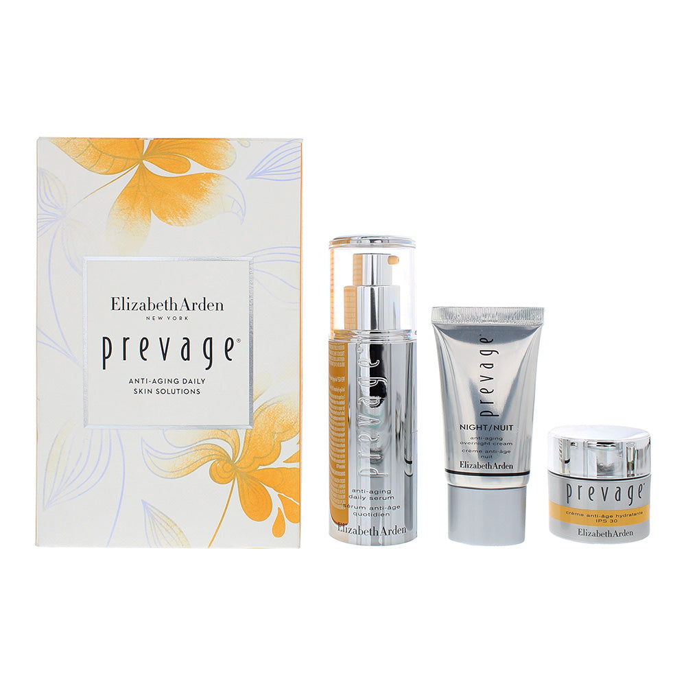 Elizabeth Arden Prevage 3 Piece Gift Set: Daily Serum 30ml - Moisturizing Cream 15ml - Overnight Cream 15ml  | TJ Hughes