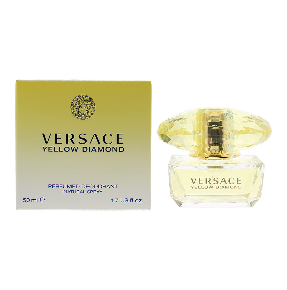 Versace Yellow Diamond Perfumed Deodorant 50ml  | TJ Hughes