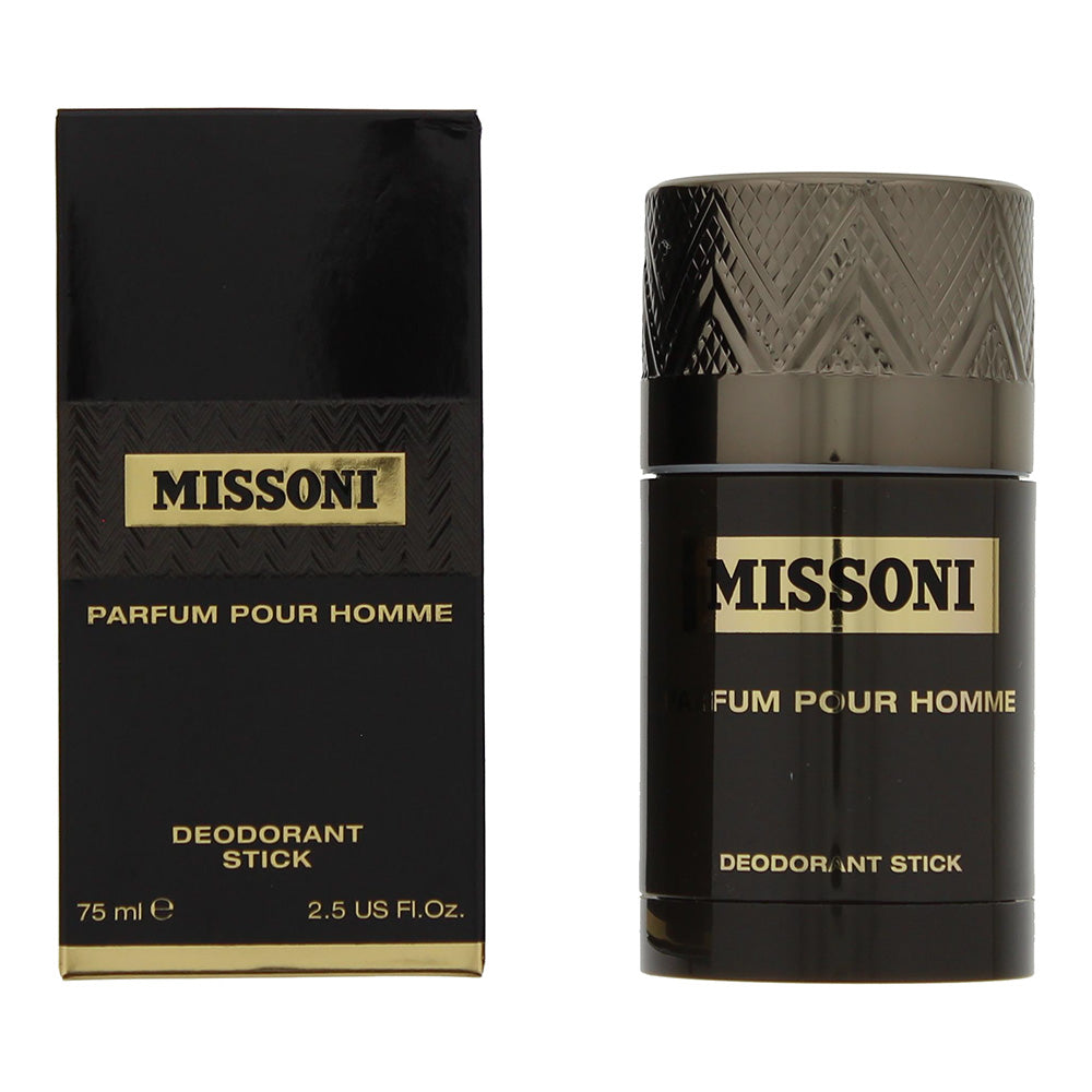 Missoni Parfum Pour Homme Deodorant Stick 75ml For Him  | TJ Hughes