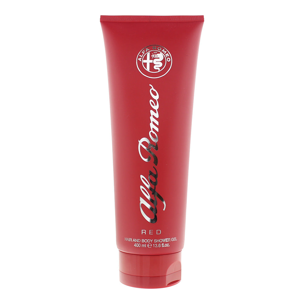 Alfa Romeo Red Hair And Body Shower Gel 400ml  | TJ Hughes