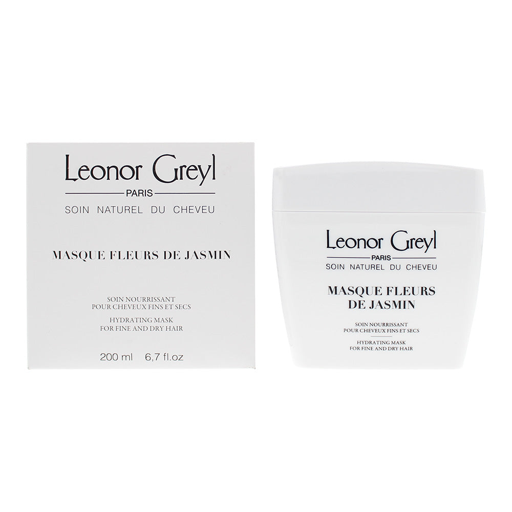 Leonor Greyl Masque Fleurs De Jasmin Hydrating Mask For Fine And Dry Hair 200ml  | TJ Hughes Grey