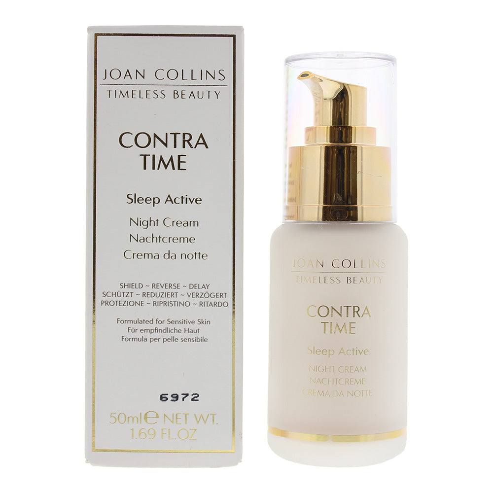 Joan Collins Contra Time Sleep Active Night Cream 50ml  | TJ Hughes