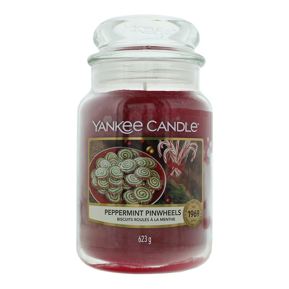 Yankee Candle Peppermint Pinwheels 623g  | TJ Hughes