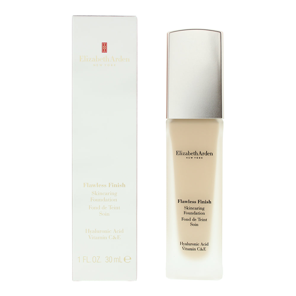 Elizabeth Arden Flawless Finish Skincaring 220W Light Warm Yellow Foundation 30ml  | TJ Hughes