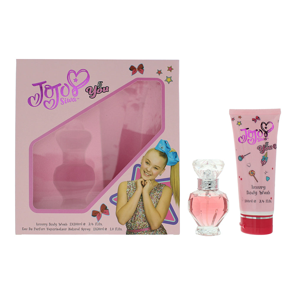 Jojo Siwa Be You 2 Piece Gift Set: Eau de Parfum 30ml - Luxury Body Wash 100ml  | TJ Hughes