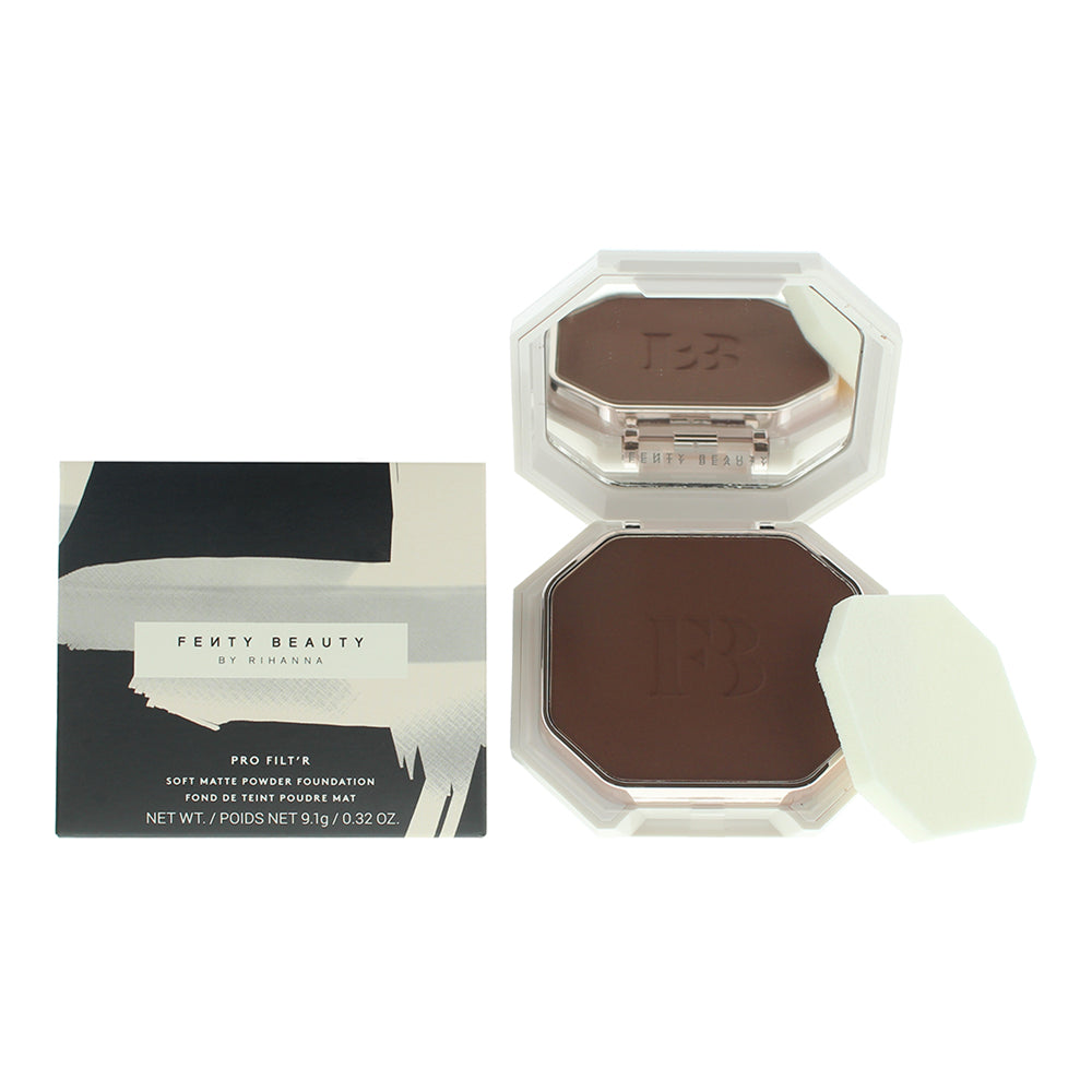 Fenty Beauty Pro Filter Soft Matte 495 Deep With Warm Bronze Undertones Powder Foundation 9.1g  | TJ Hughes