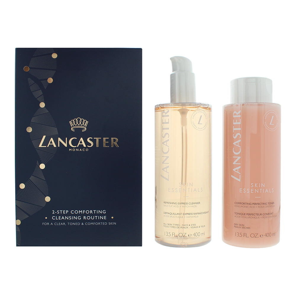Lancaster Gift Set Duo Makeup Remover 2 x 400ml  | TJ Hughes