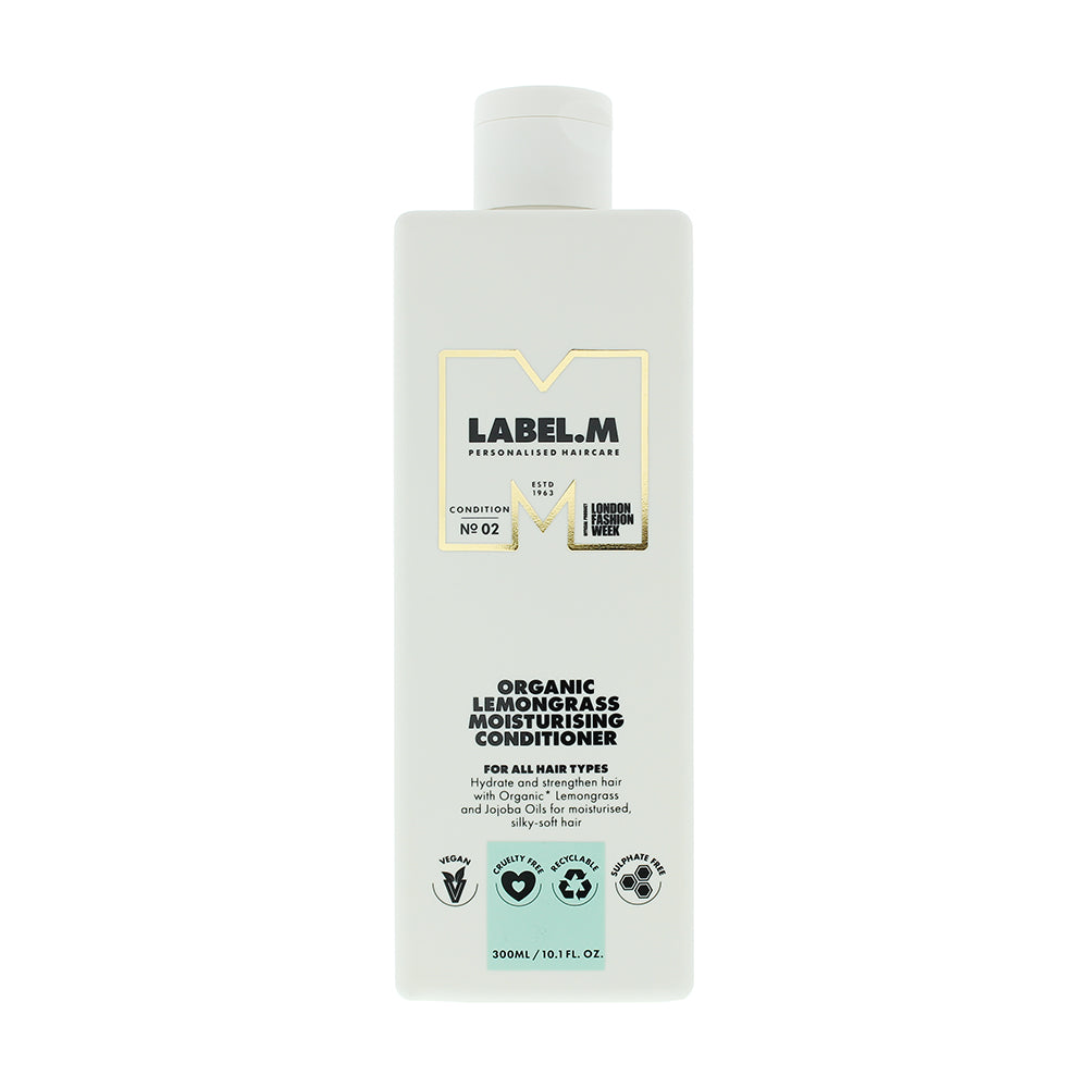 Label M Organic Lemongrass Moisturising Conditioner 300ml  | TJ Hughes