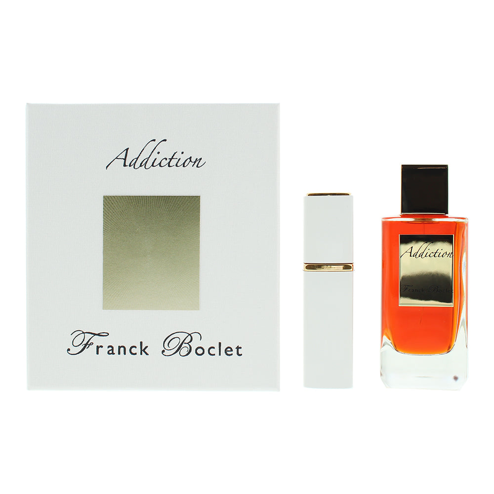 Franck Boclet Addiction 2 Piece Gift Set: Eau De Parfum 100ml - Eau De Parfum 20  | TJ Hughes