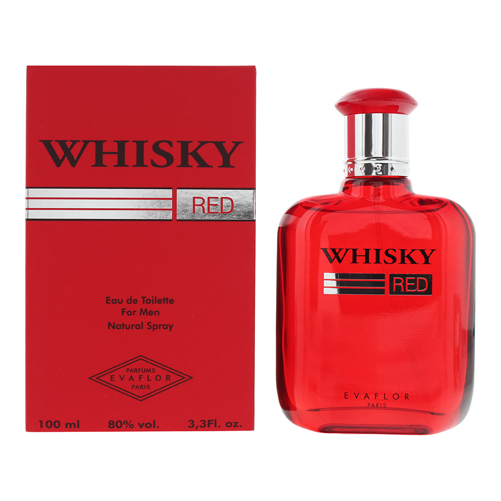 Evaflor Whisky Red Eau De Toilette 100ml  | TJ Hughes
