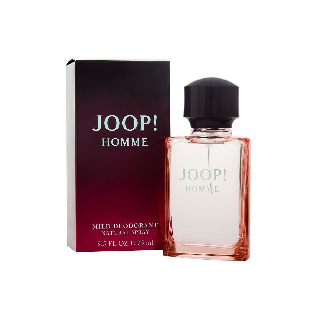 Joop! Homme 75ml Mens Mild Deodorant Natural Spray Fragrance Gift For Him  | TJ Hughes