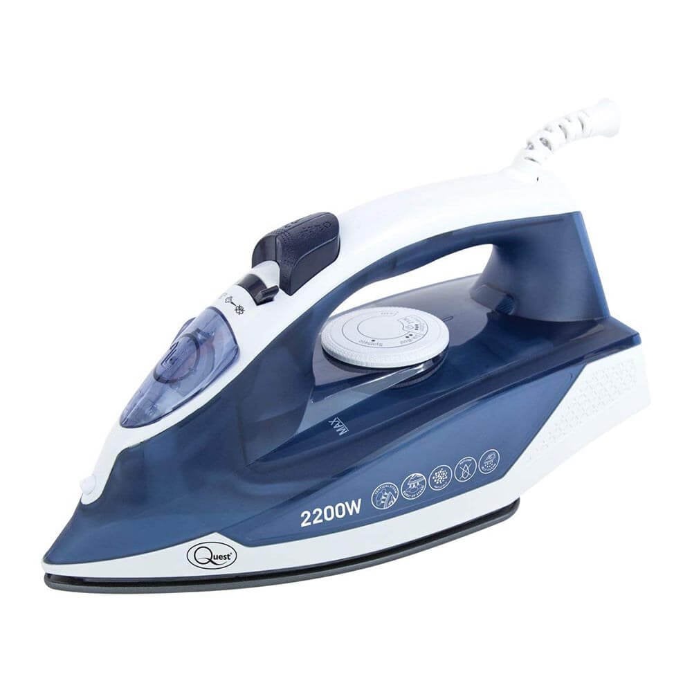 Quest 2200W Steam Iron - White  | TJ Hughes