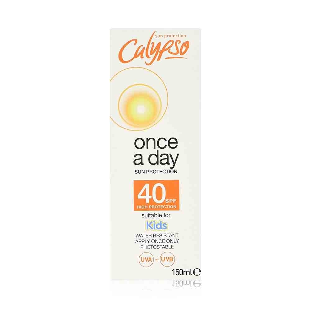 Calypso Once a Day Sun Protection for Kids SPF40 150ml  | TJ Hughes