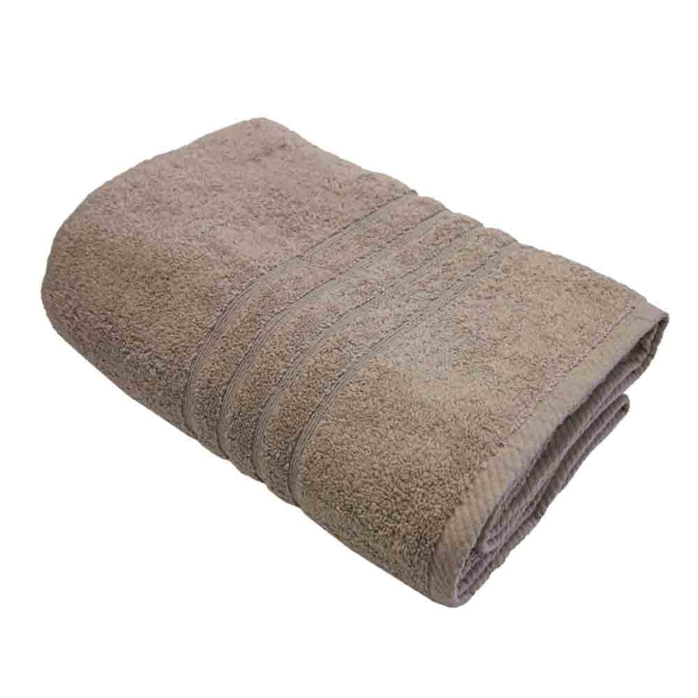 Lewis’s Luxury Egyptian 100% Cotton Towel Range - Pebble - Bath Sheet  | TJ Hughes