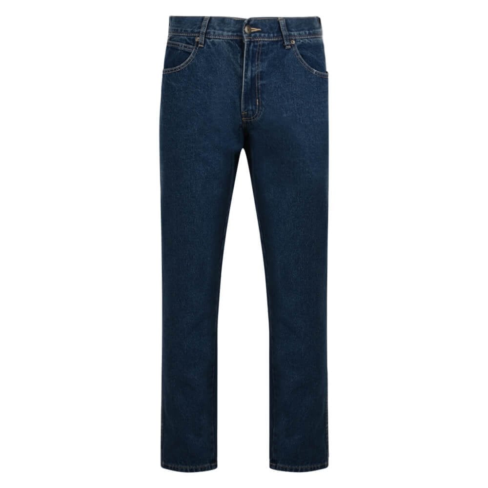 Hutson Harbour Mens Regular Fit Jeans - Darkwash - W34S  | TJ Hughes Blue