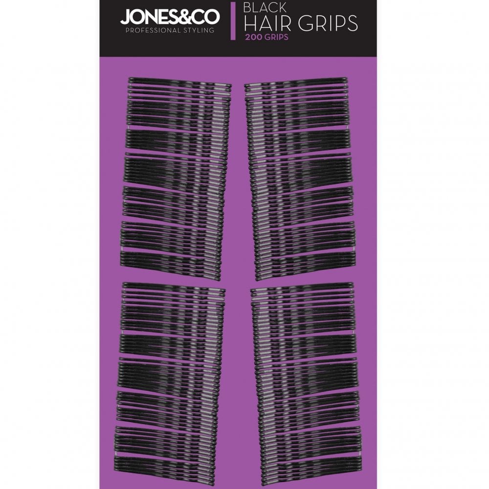 Jones and Co. Jones and Co. Black Hair Grips 200 Pack  | TJ Hughes