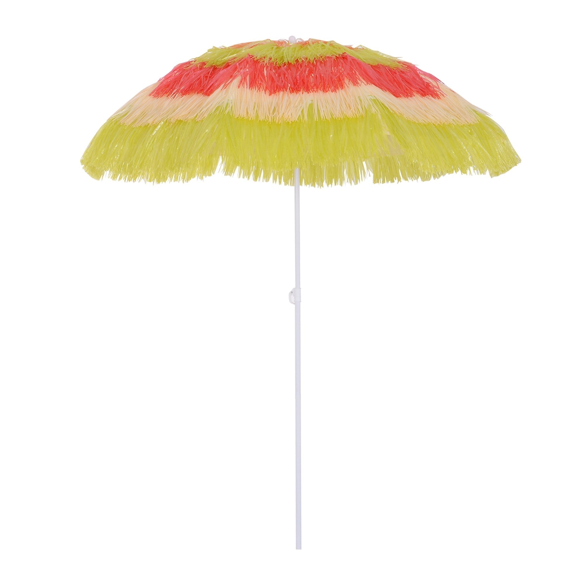 Oasis Hawaiian Style Garden Umbrella Parasol with Tilt - Multi Colour - Oasis Outdoor  | TJ Hughes
